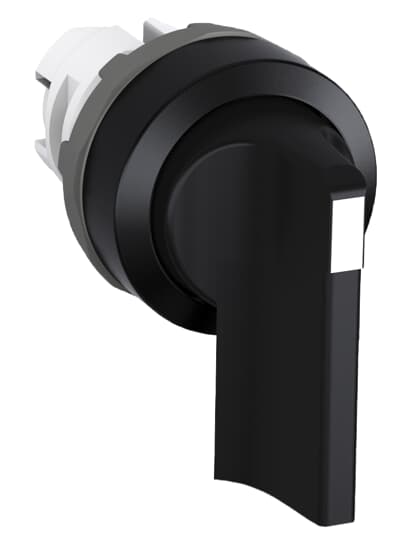 ABB Переключатель M2SSK1-302 с ключом 2-х поз. без возврата в среднее положение (только корпус) 45# (ключ Ronis 72), хром.кольцо 1SFA611281R3002