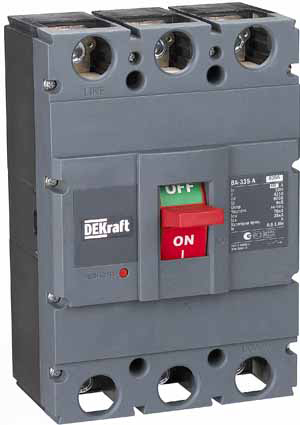 Купить DEKraft Силовой Автоматический выключатель 3P 630А c Ir=504А-630А 70кА ВА-335