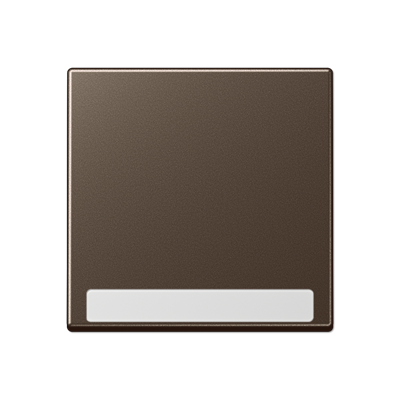 JUNG Клавиша с полем для надписи, мокко A590BFNAMO