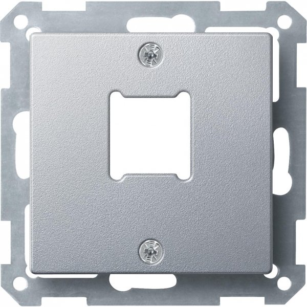 Купить SE Merten SM Алюминий Центральная плата 1-ая для розетки RJ11/RJ45 MTN291160