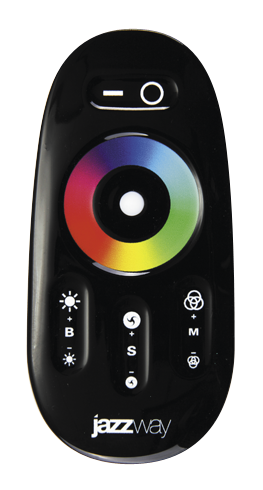 Купить Jazzway Контроллер RGB PRC-4000RF BL (черный) 12/24V 216/432Вт .1019295