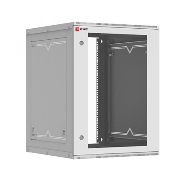 EKF PROxima Astra Шкаф телекоммуникационный настенный разборный 15U (600х650) дверь стекло ITB15G650D