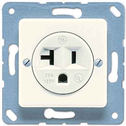JUNG Штепсельная розетка американской системы (NEMA) 20А, слоновая кость 121-20