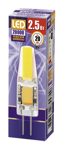 Купить Jazzway Лампа PLED-G4 COB 2.5W 200Lm 3000K 12В (LED driver) .2855749