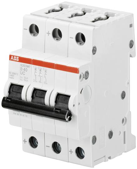 ABB Выключатель автоматический 3-полюсной S203MT-C63 2CDS273006R0634
