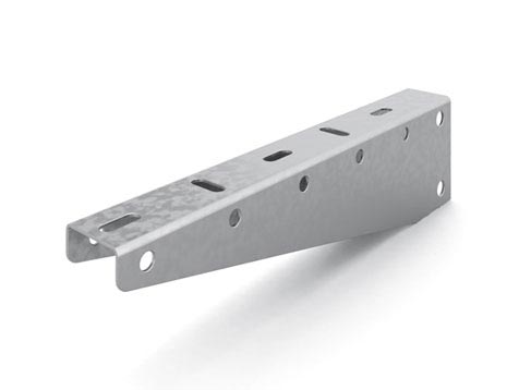 OSTEC Консоль подвеса для легких нагрузок для профиля 35х35, база 500, толщ. 2,0 мм, Сендзимир цинк