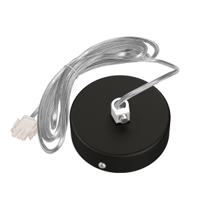 Varton Комплект для подключения к сети Х-line подвесной (провод 2м) RAL9005 черный муар V4-R0-90.0006.XL0-0002