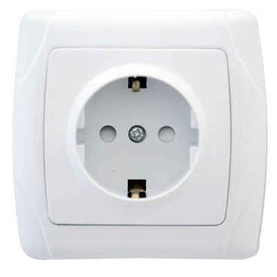 UNIVersal "Маргарита" Розетка Бел с/з М0028