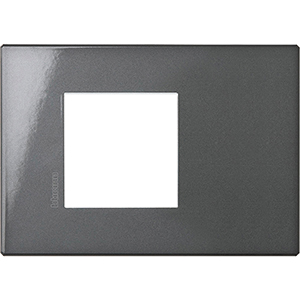 BT Axolute Air Антрацит Рамка, итальянская модульность, 2 модуля HW4819HS