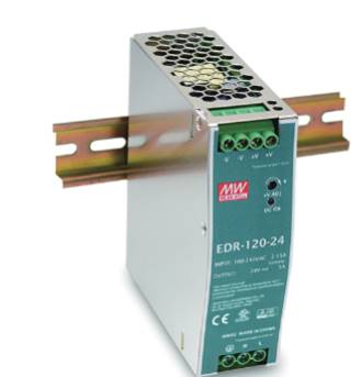 Varton Источник питания на DIN-рейку 24 В,5 А,120 Вт, MEANWELL, I класс защиты, 40х125х113 мм EDR-120-24
