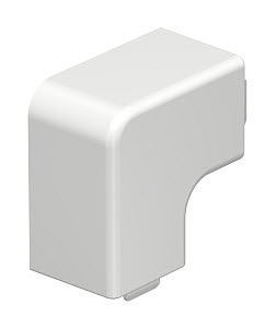 Купить OBO Bettermann Угол плоский кабель-канала WDK 25x25 мм, ПВХ, белый 6192785