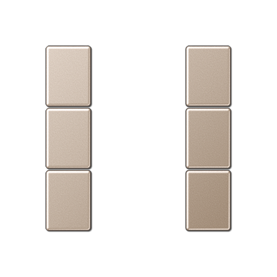 JUNG Шампань Комплект накладок 3гр A503TSACH