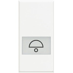 BT Axolute Белые Клавиши с подсвечиваемыми символами для выключателей в дизайне Axial 1 модуль, звонок HD4921LD