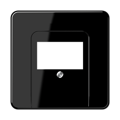 JUNG CD 500/CD plus Черная Крышка для ТАЕ-розетки, моно/стерео-аудиорозетки CD569TSW