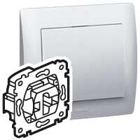 Legrand PRO 21 Мех Переключатель 1-клавишный с/п 16А 775609