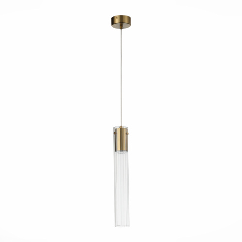 ST LUCE  SL1229.303.01 Подвес Латунь/Прозрачный GU10 1*5W