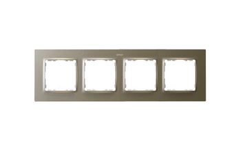 Simon S82 Concept Матовый шампань, Рамка 4-я 8200647-094