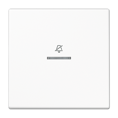 JUNG Двойная клавиша на гостиничный выключатель, комнатный модуль, белый LSRUKO5DWW