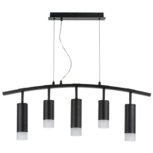 Lightstar LR7353728731 Люстра RULLO 5х50W GU10 ЧЕРНЫЙ (571735+214437-2+214487-3+202431-5), шт