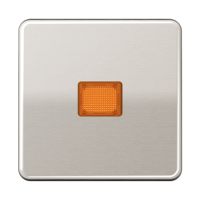 JUNG CD 500/CD plus Платина Клавиша 1-ая с/п с оранжевой линзой CD590KOPT