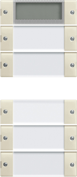 Gira S-55 Крем глянц / прозрачн. Набор клавиш Plus, 5шт. (2+3) 214501