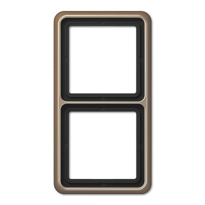 JUNG CD 500 Бронза Рамка 2-ая CD582GB