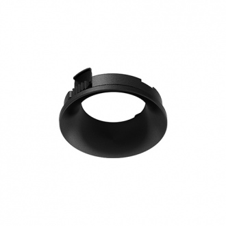 Technolight Рамка Лофт 68 круглая RAL 9005 черная 41022-BK