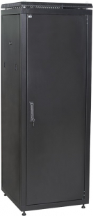 Купить IEK LINEA N ITK Шкаф сетевой 19" LINEA N 24U 600х1000 мм металлические двери черный LN05-24U61-MM
