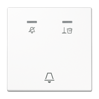 JUNG Клавиша для гостиничных кнопочных модулей 531KO5EUM24 или 531KO5EUM230, белый LSCUKO5MWW
