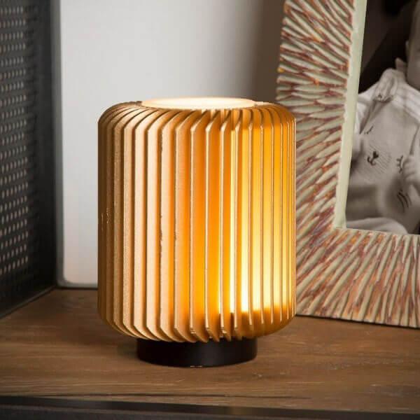 Купить Lucide TURBIN Матовый  Золотой Настольная лампа 26500/05/02