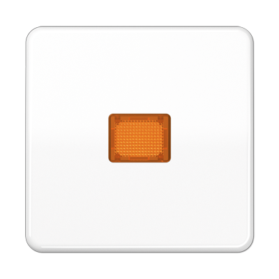 JUNG CD 500/CD plus Белая Клавиша 1-ая с/п с оранжевой линзой CD590KOWW