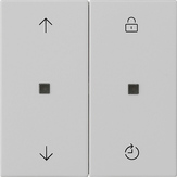 Gira Накладка управления жалюзи с функцией памяти System 3000 5363015