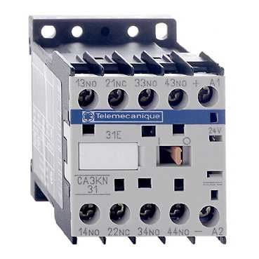 Купить SE Contactors K Контактор бесшумный 3P, 12A, НО, 24V 50/60 Гц, зажим под винт (CA3KN31ED)
