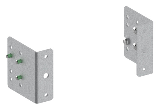 ABB Кронштейны для крепления шины N (2 шт.) 9CNB00000002197