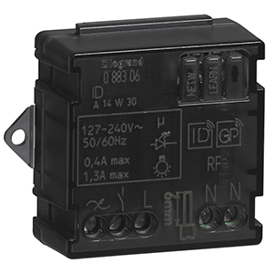 Купить Legrand Zigbee Микромодуль выключателя с нейтралью. 1 канал, 300 Вт 088306