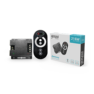 Gauss Диммер Basic для ленты LED 12V 216W 1/50 BT601