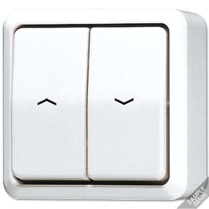 JUNG Выключатель для управления жалюзи для накладного монтажа слоновая кость 609VA