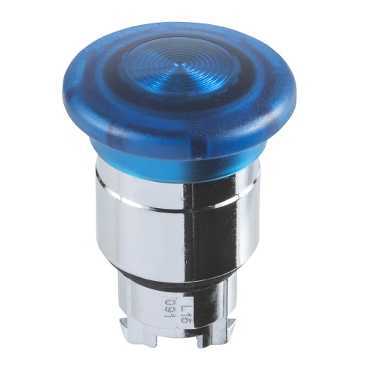 Купить SE Головка грибовидной кнопки, с подсветкой, с возвратом, синяя ZB4BW463