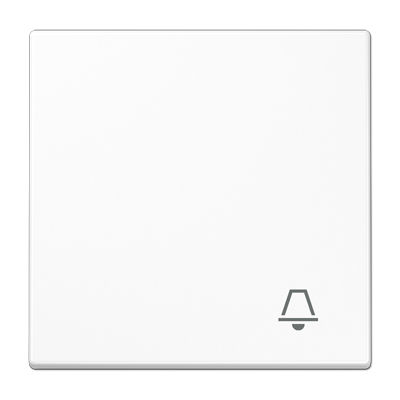 JUNG LS 990 Белая Клавиша 1-ая с символом ЗВОНОК LS990KWW