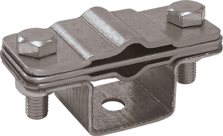 EZETEK Держатель полоса/пруток — полоса/пруток, оцинк. 90560