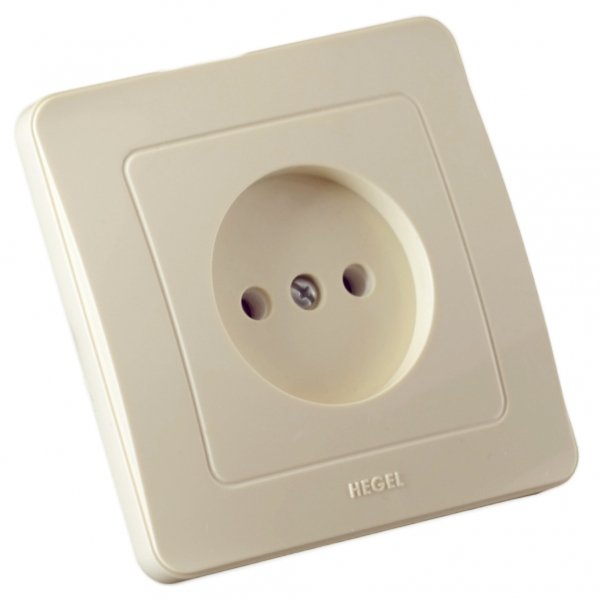 Hegel Мастер внутр Слоновая кость РС16-301-01 Розетка