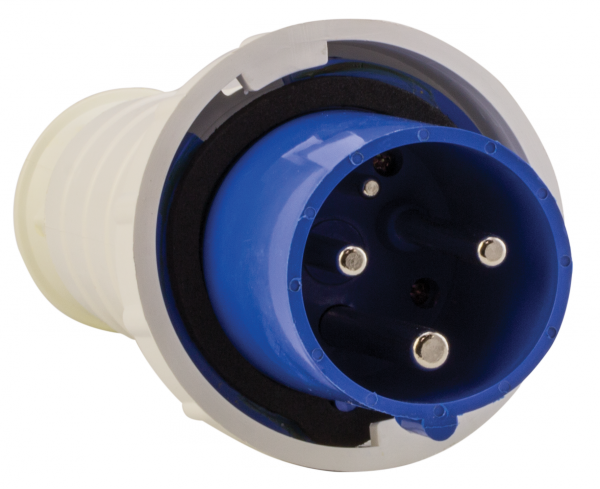 EKF PROxima Вилка переносная 033 2Р+РЕ 63А 220В IP67