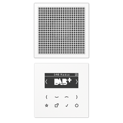 JUNG Цифровое радио DAB +, белый DABLS1WW