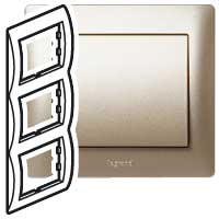 Купить Legrand Galea Life Титан Рамка 3-я верт 771407