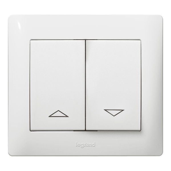 Legrand Galea Белый Клавиша 2-я для жалюзийного выкл. 777014