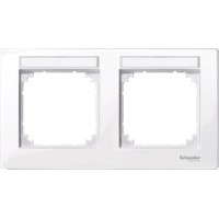 Купить SE Merten SM Бел Актив Рамка 2-ая с полем для надписи горизонтальная (MTN514225)