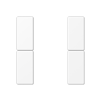 JUNG Набор накладок 2 группы для модулей F50 термопласт белый матовый A502TSAWWM