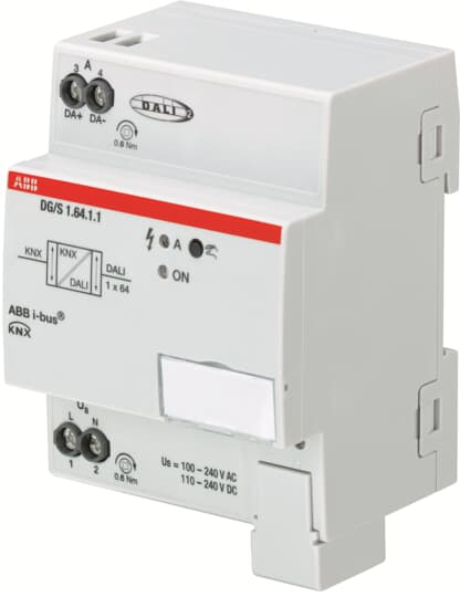 ABB DG/S1.64.1.1 Контроллер освещения DALI, Standart, 1 линия 2CDG110198R0011