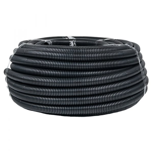 EKF PROxima Труба гофр. FRHF с зондом d32мм (50м) черная Plast