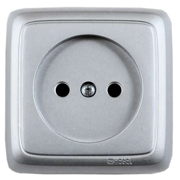 Hegel Альфа наруж Серебро РА16-103-06 Розетка, с изол. пластиной